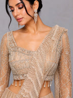 pre draped saree for women