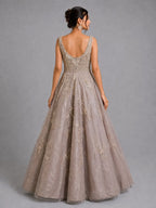 onion pink gown