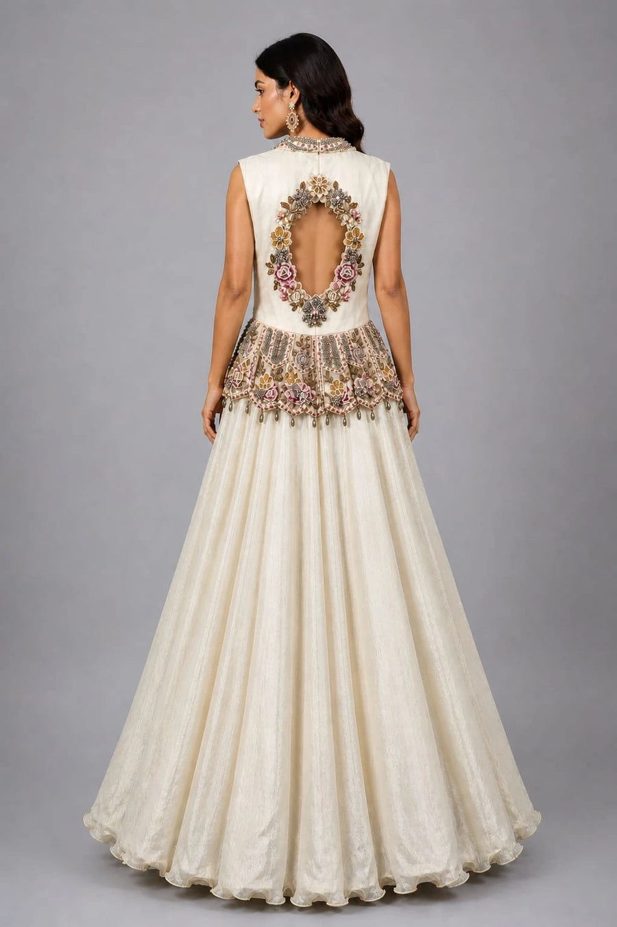 ivory indo western