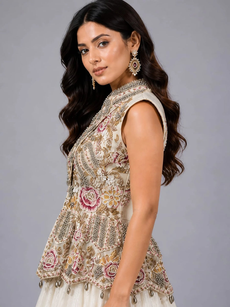 ivory indo western