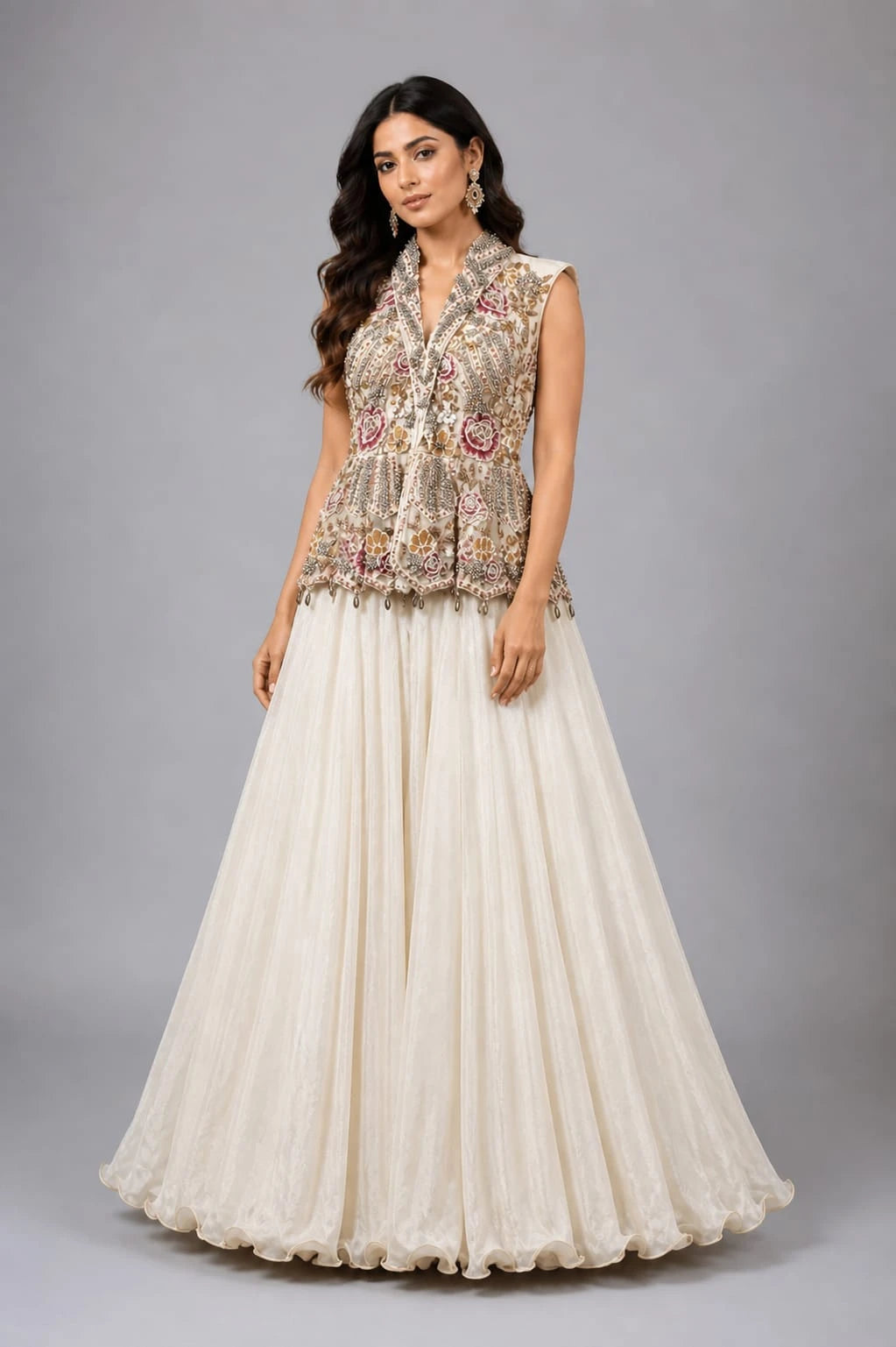 ivory indo western