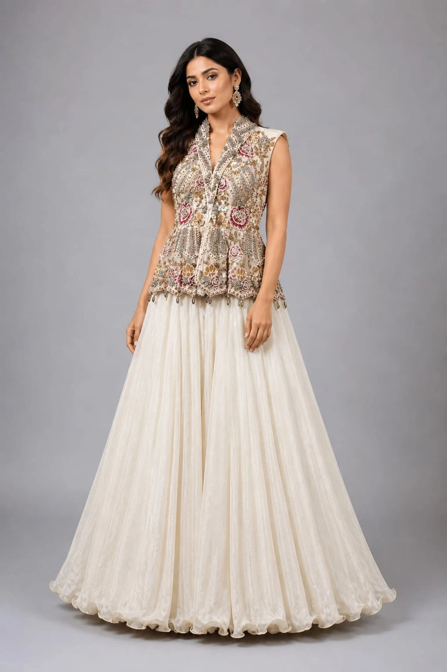 ivory indo western