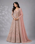 pink indo western