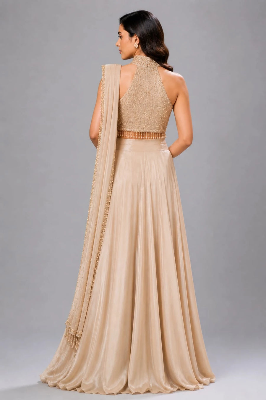sharara suit gold
