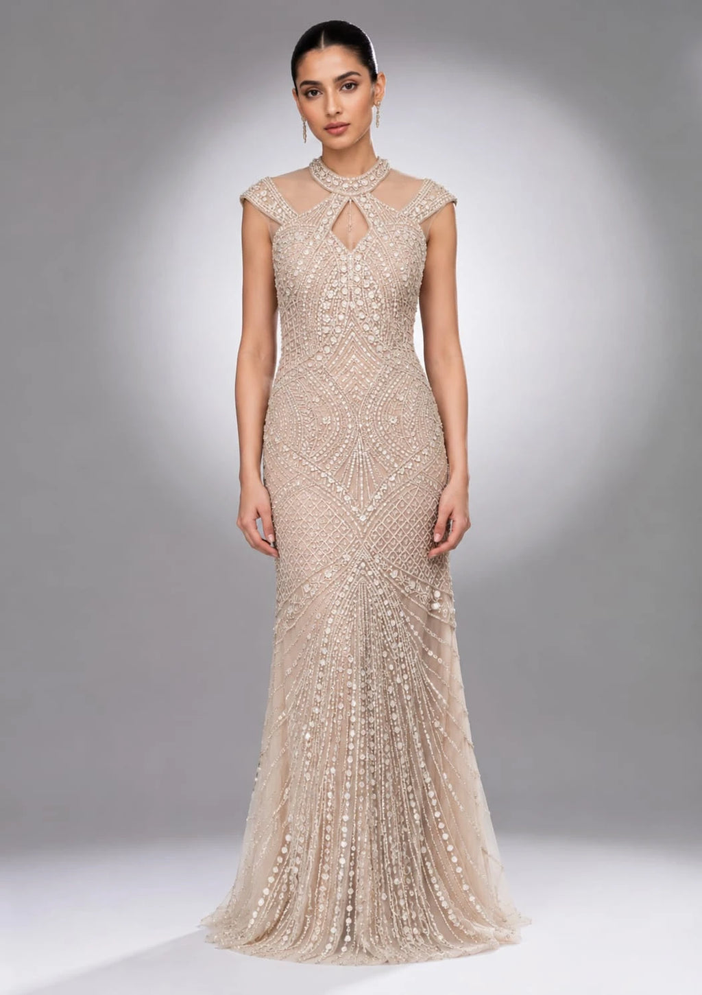 gold western gown