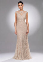 gold western gown
