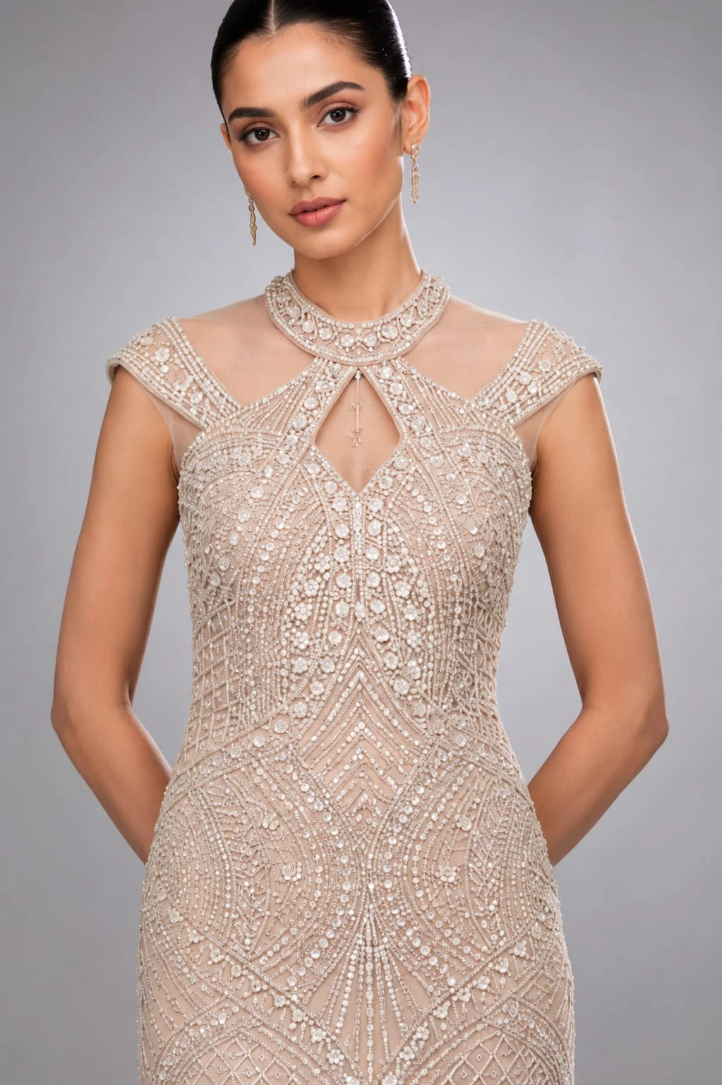 gold western gown