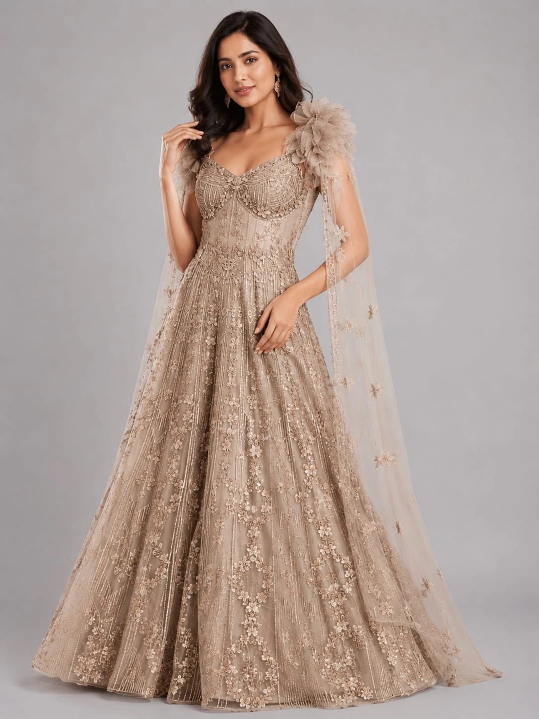 lilac gown