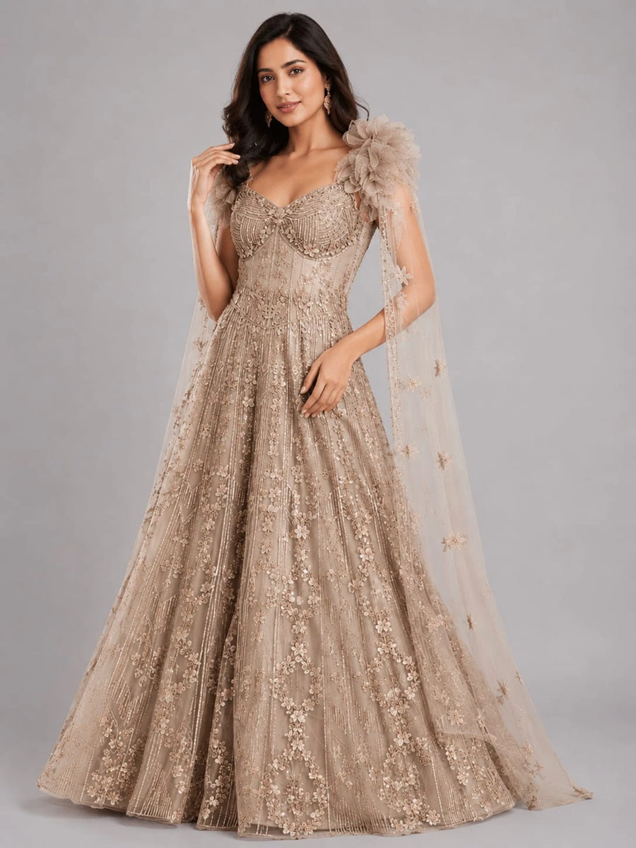 lilac gown