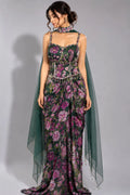 green drape dhoti