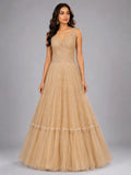 cream gown