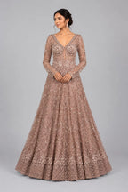 gajiri flared gown