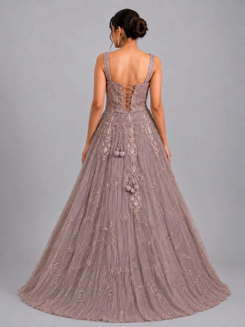 lavender gown