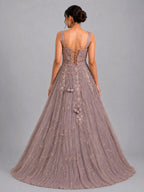 lavender gown