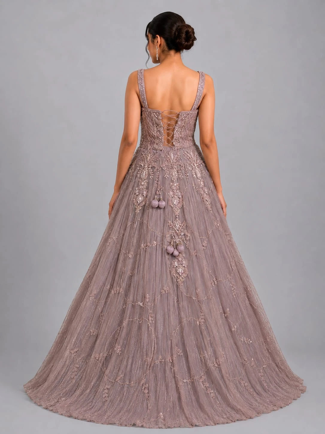 lavender gown