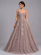 lavender gown