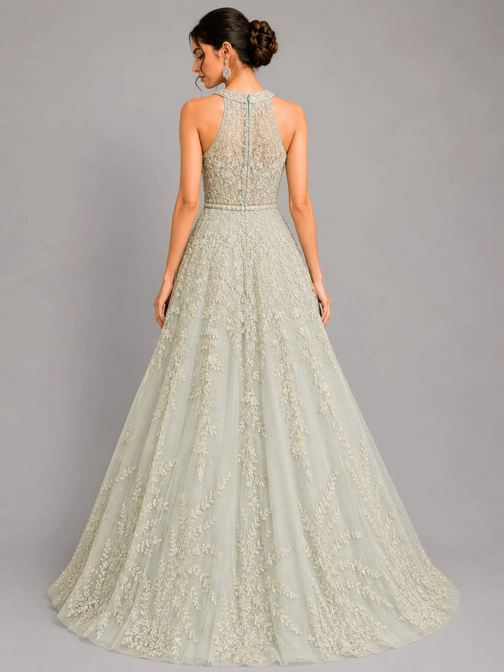 pista green gown