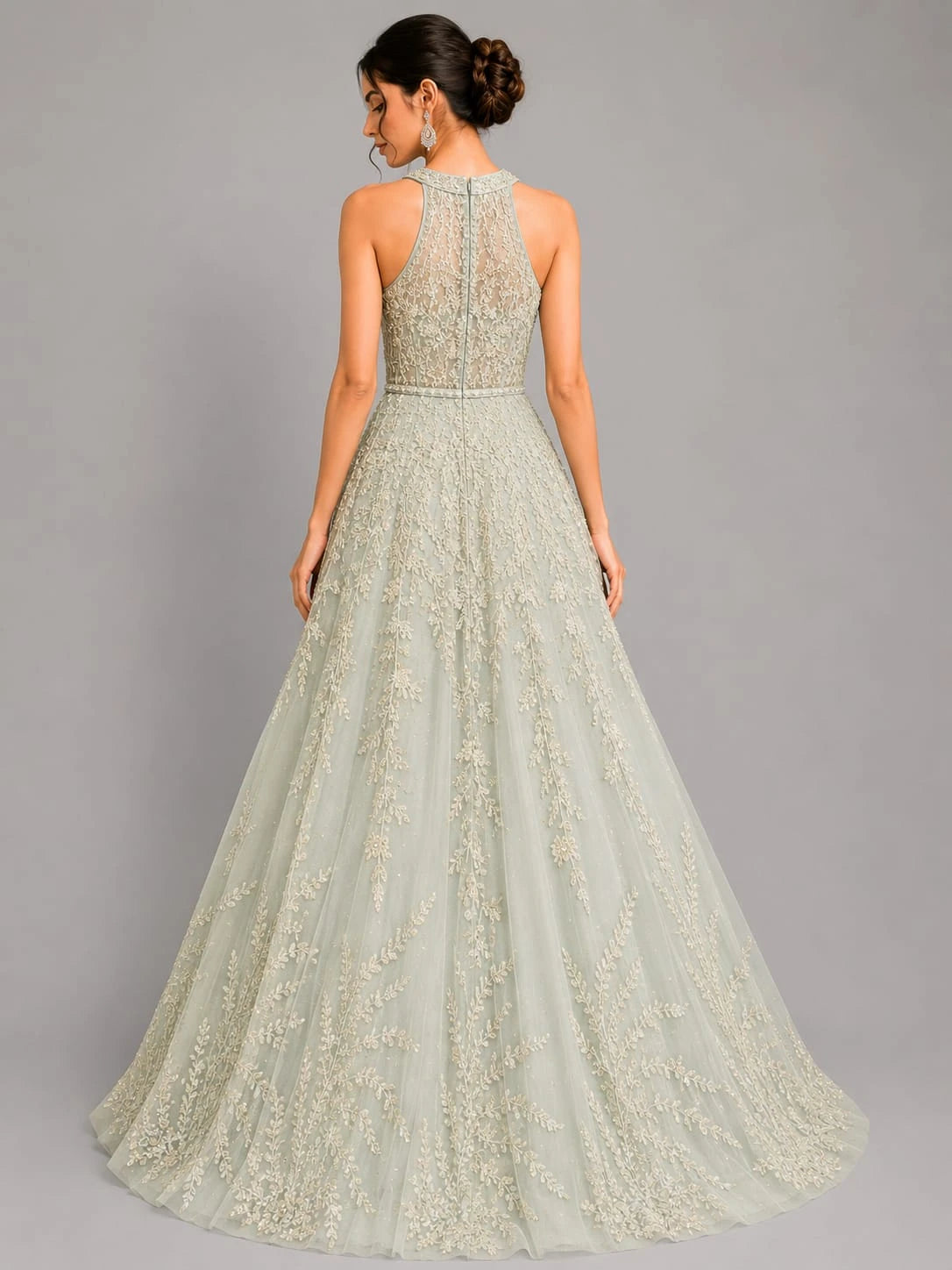 pista green gown