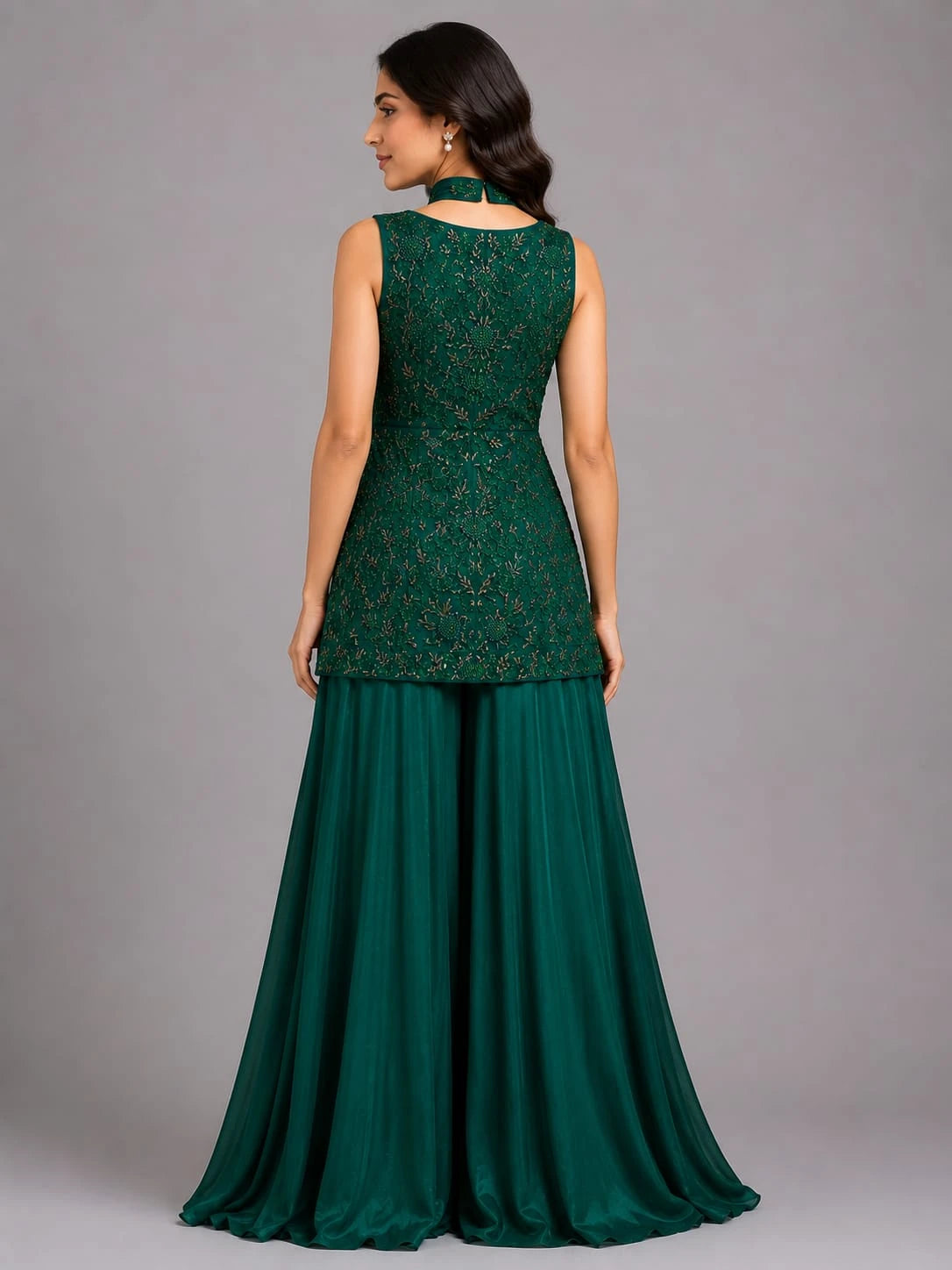 emerald green sharara