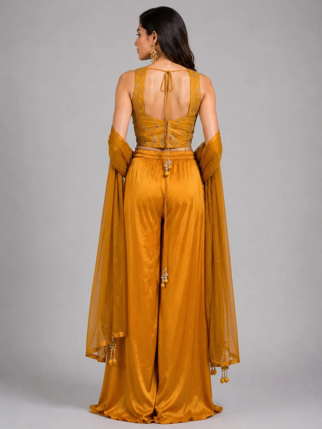 mustard ethnic wear