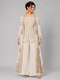 ivory palazzo set
