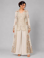 ivory palazzo set