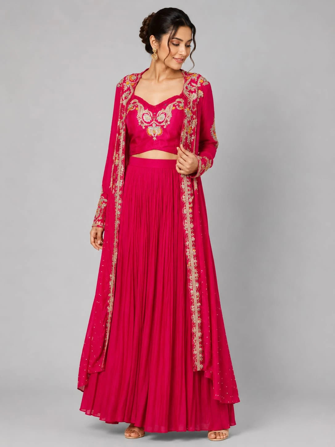 rani pink palazzo set
