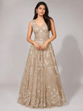 champagne gold gown