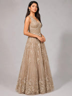 champagne gold gown