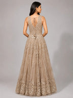 champagne gold gown