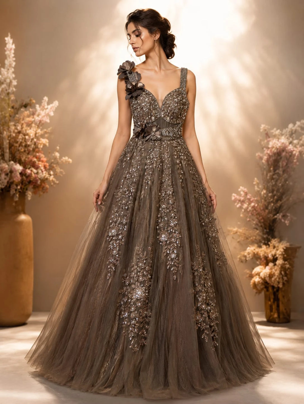 copper gown for women
