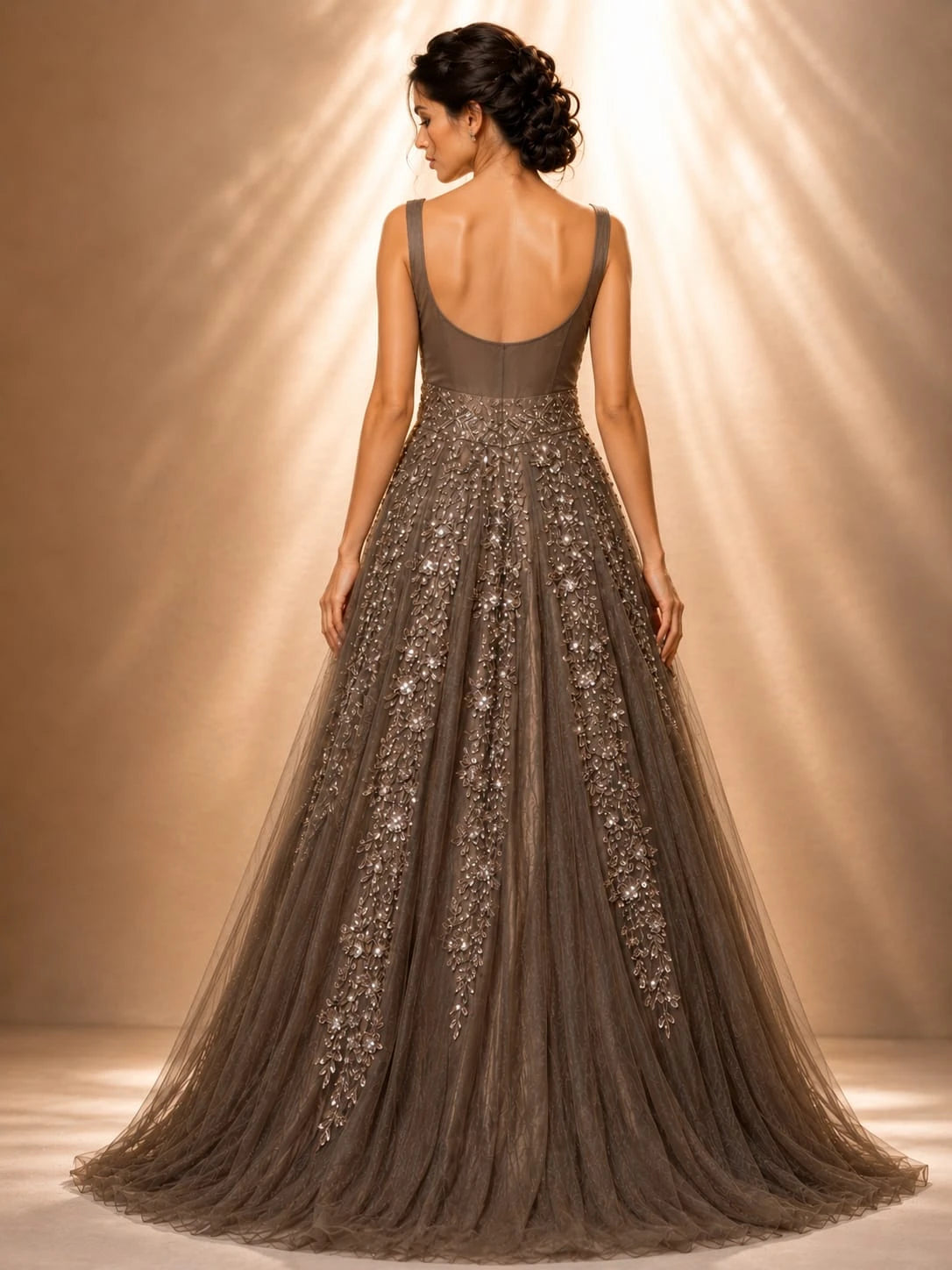 copper gown for women