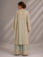 sage grey sharara suit