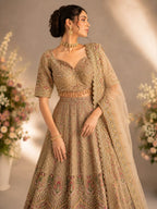 champagne lehenga choli