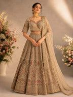 champagne lehenga choli