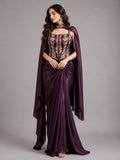 wine dhoti set