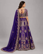 royal purple lehenga