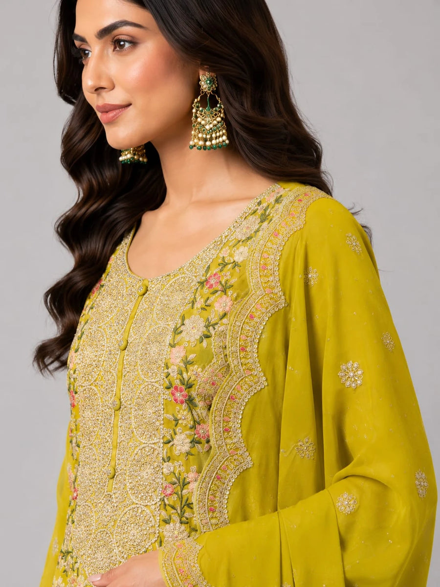 lime suit