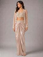 pearl blouse dhoti set