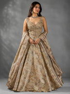 lemon lehenga