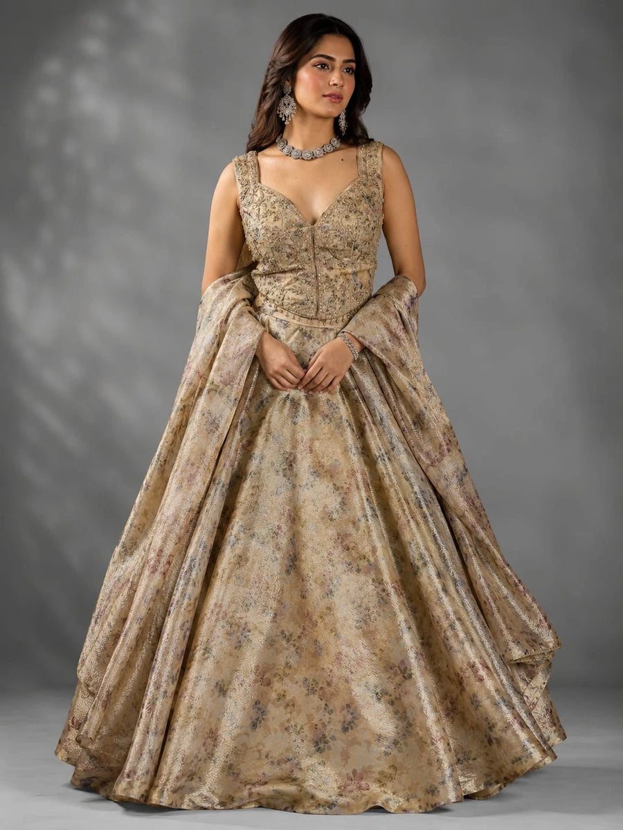 lemon lehenga