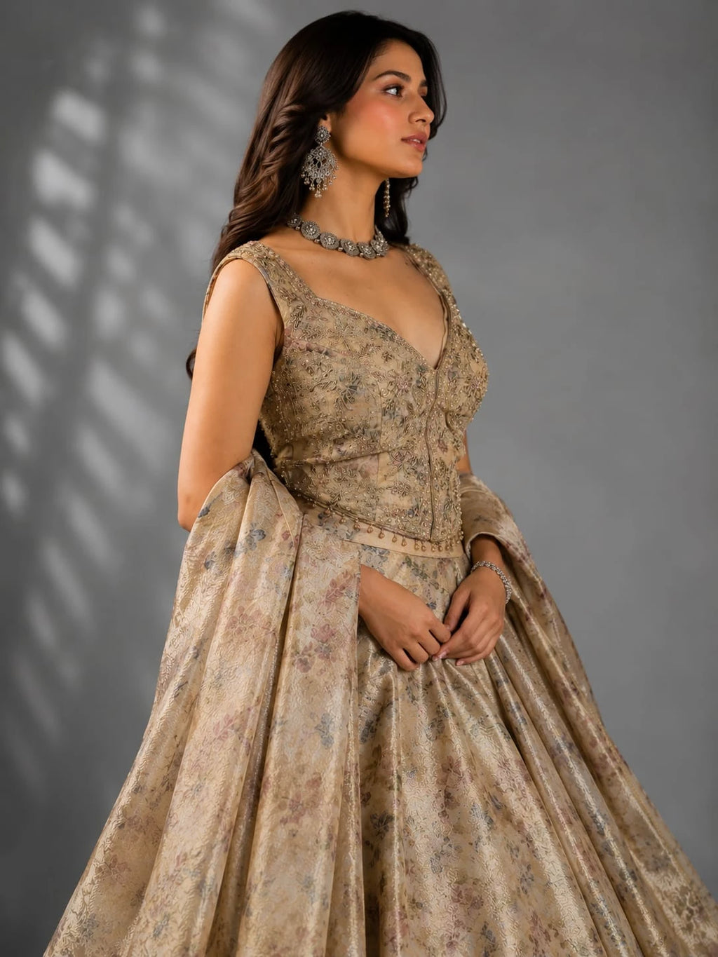 lemon lehenga