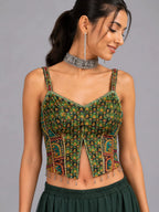emerald green sharara
