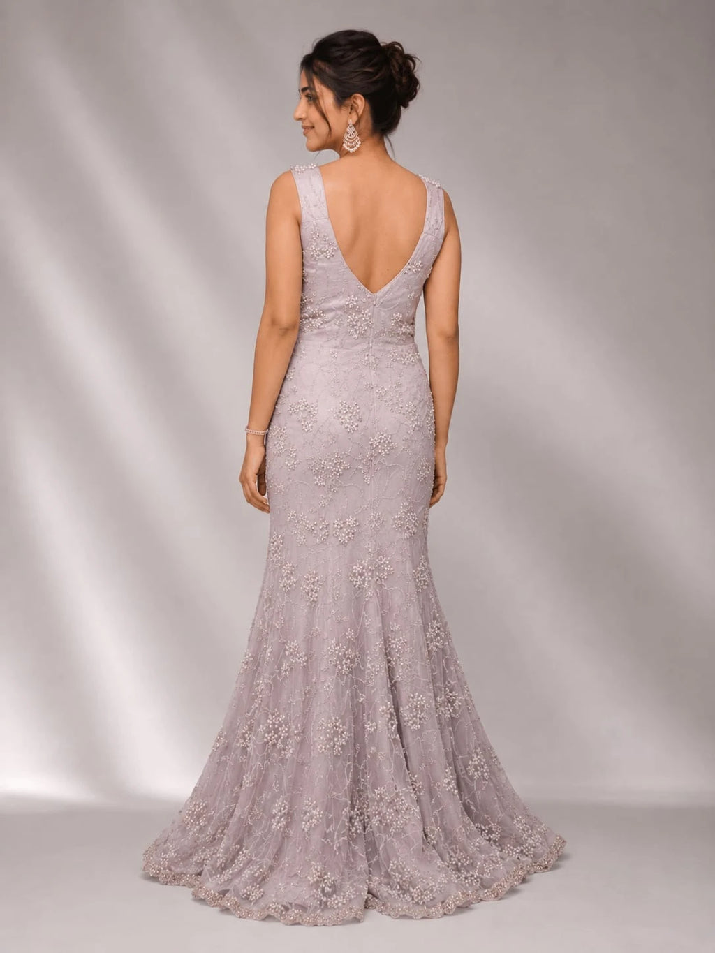 Lilac western dress