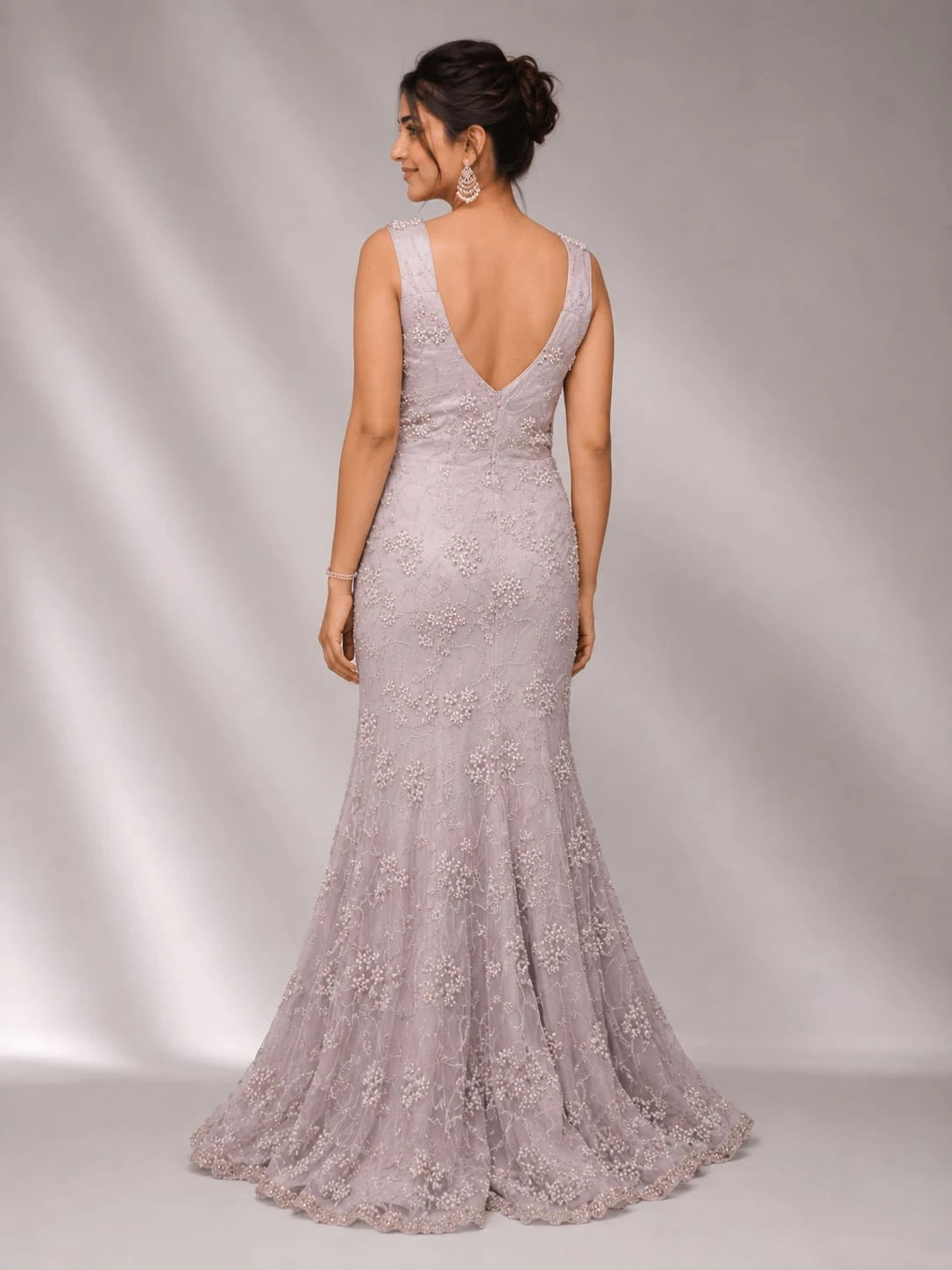 Lilac western dress