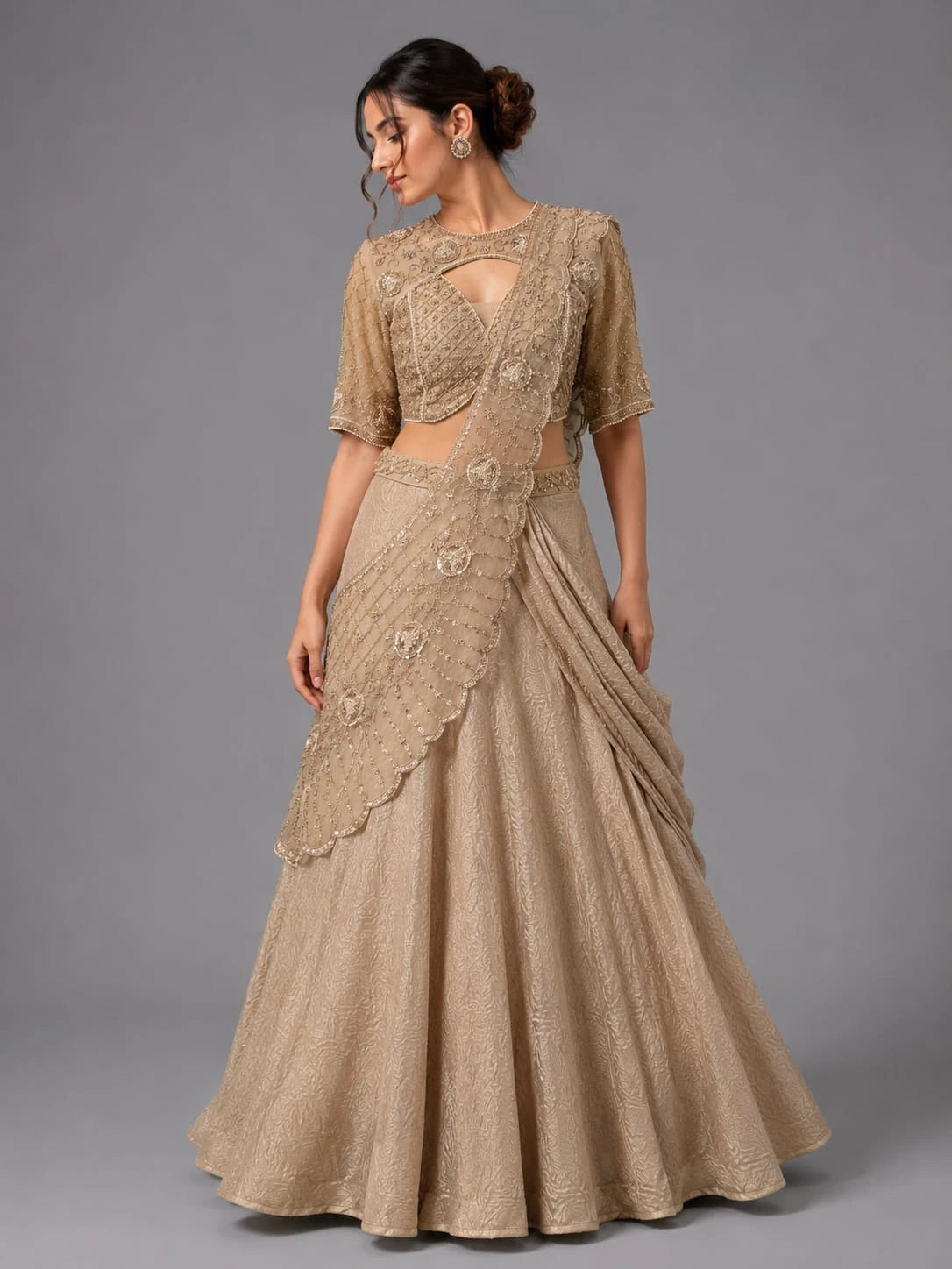 mouse color lehenga