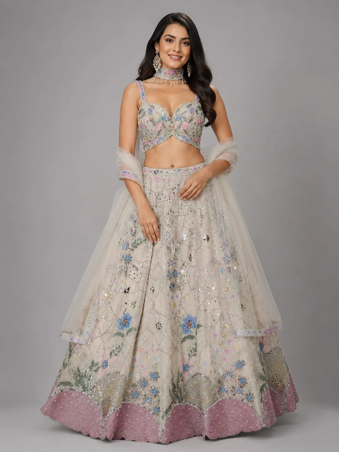 Pink lehenga for women