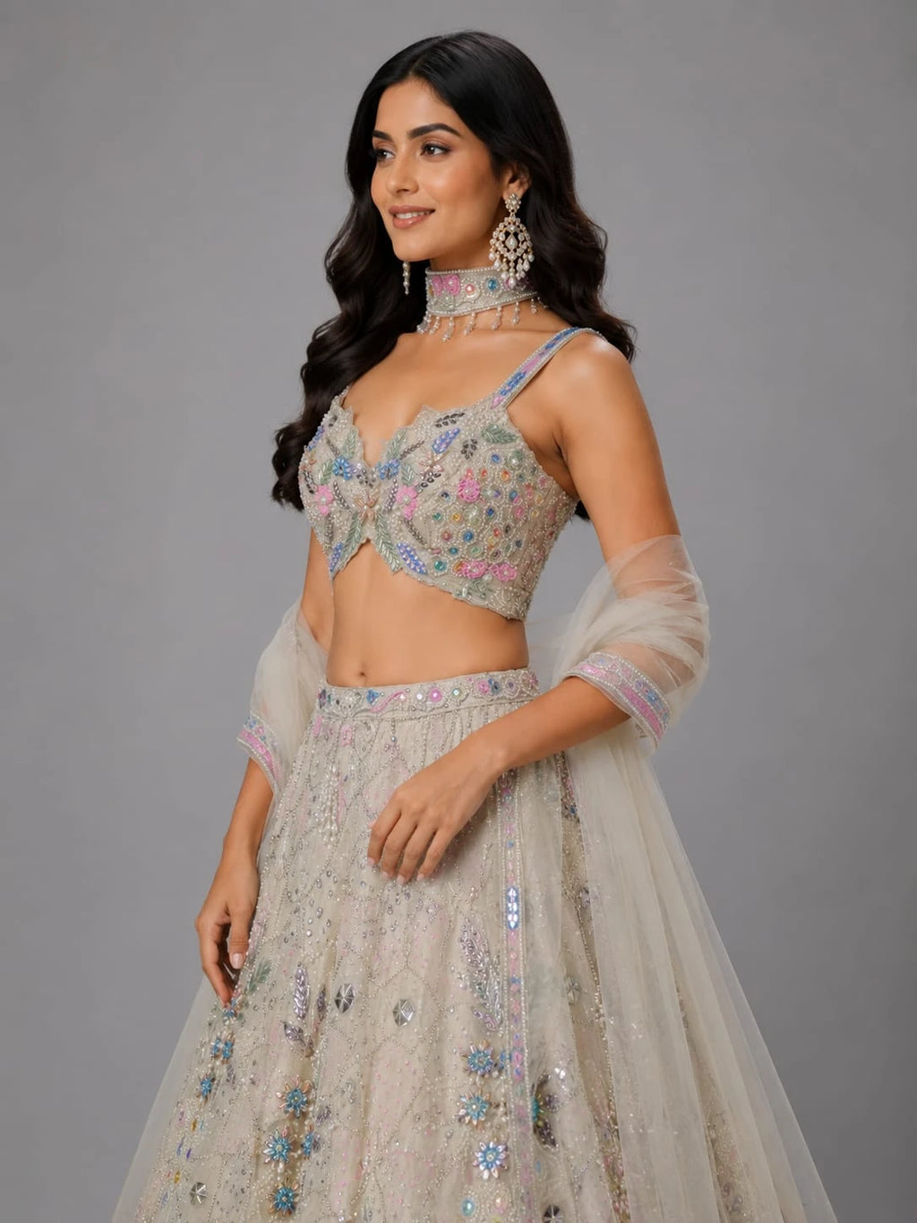Pink lehenga for women