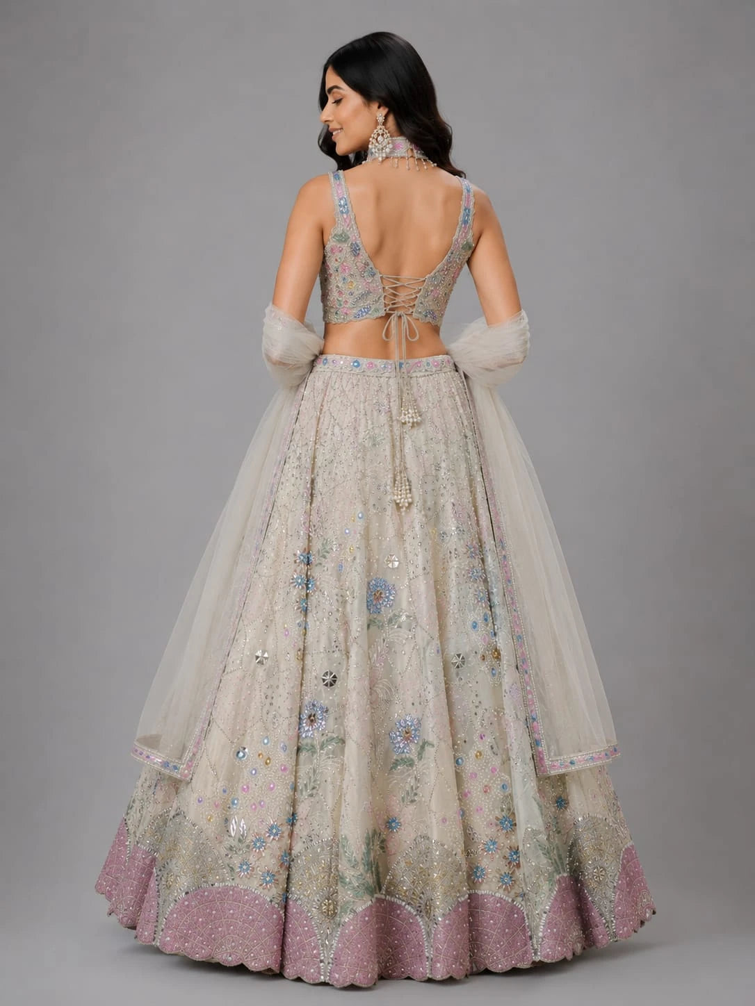 Pink lehenga for women