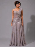 mauve western dress